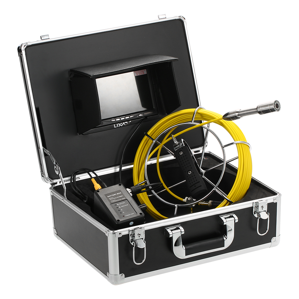 Full pipe inspection camera